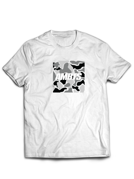 Camo Tee - White